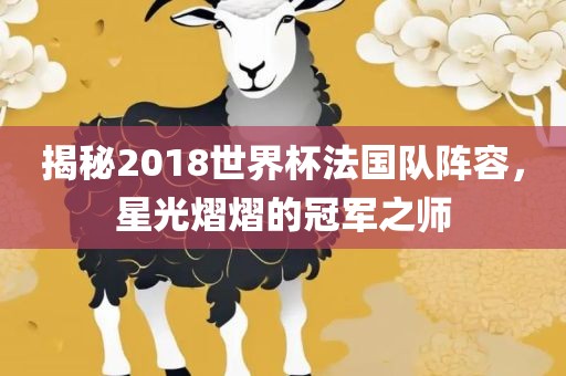 揭秘2018世界杯法国队阵容，星光熠熠的冠军之师
